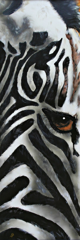 Zebra, zebras, gemlde, gemaelde, malerin, maler, erotic art, eroticart, fine art, fineart, christine Dumbsky